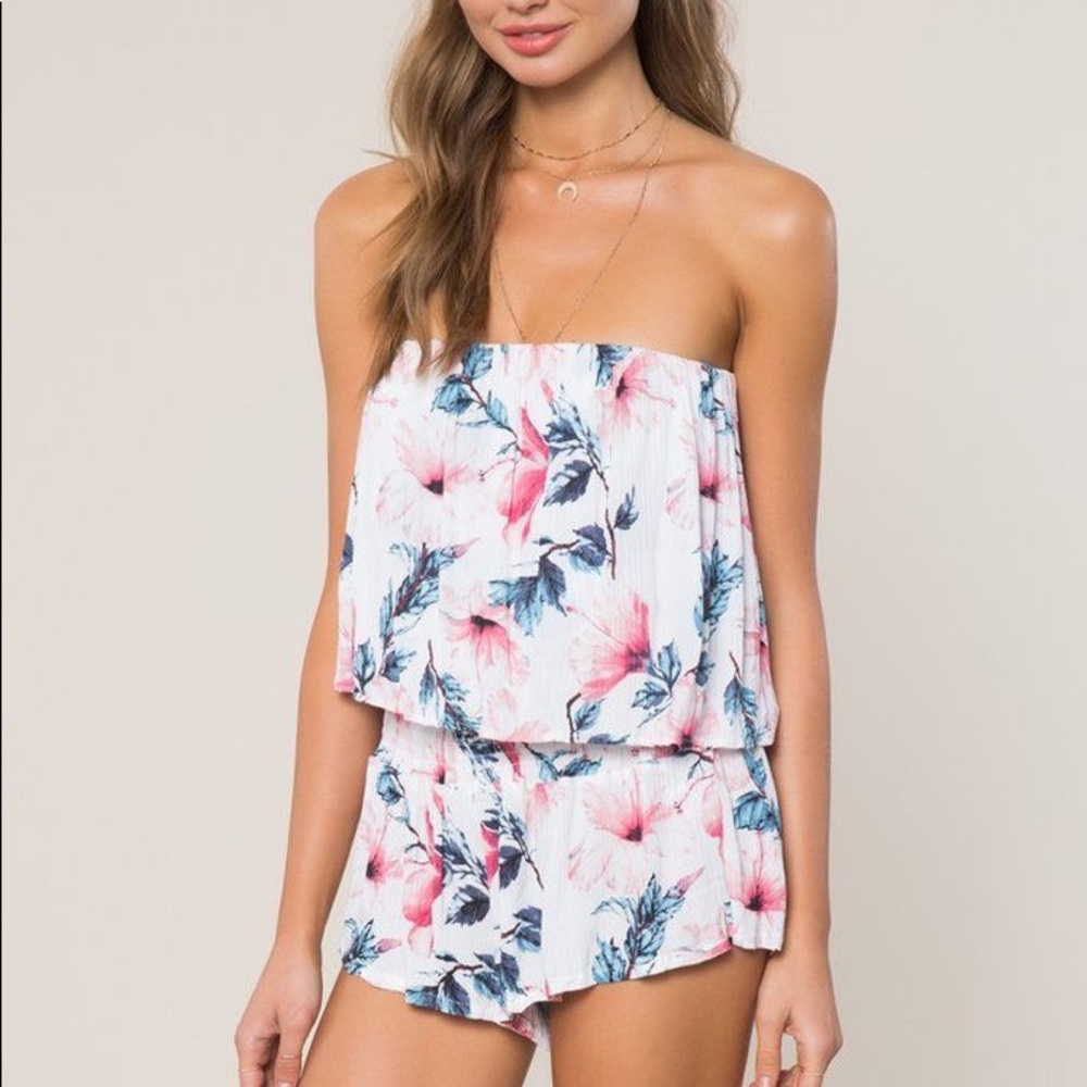 ASOS Hawaiian Print Floral Romper